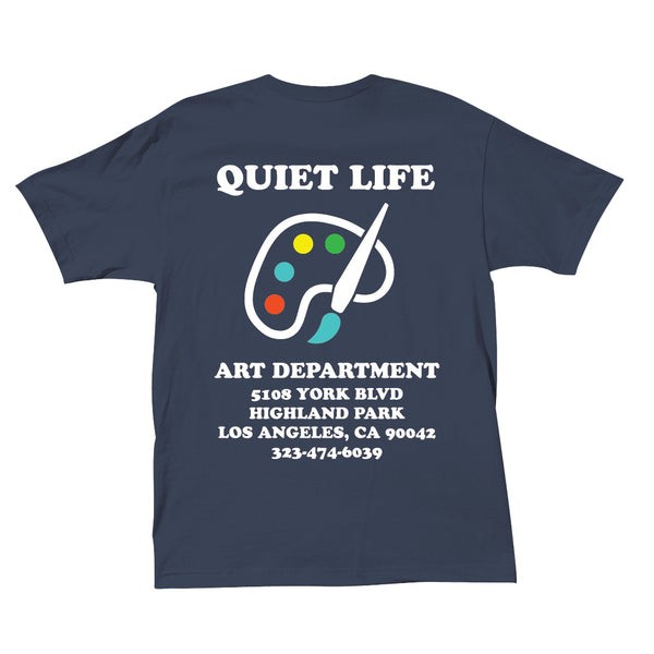 The Quiet Life Art Department T-Shirt - navy