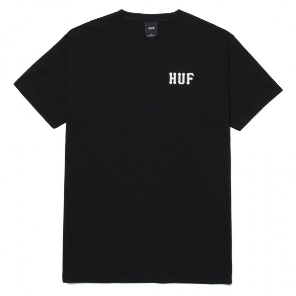 HUF Essentials Classic H T-Shirt - black