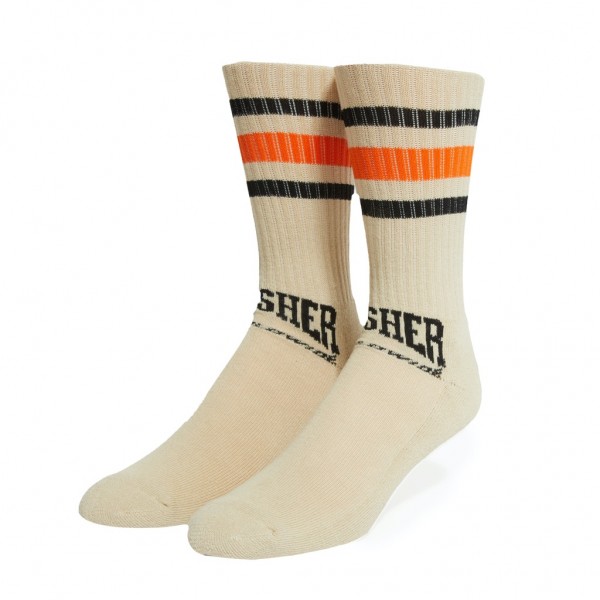 HUF X Thrasher Center Field Sock - natural