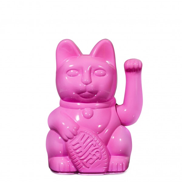 Winkekatze The Lucky Cat Glossy Pink Cat