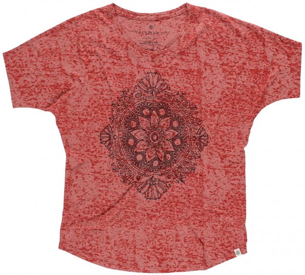 Element T-Shirt Flower Line für Damen in Red
