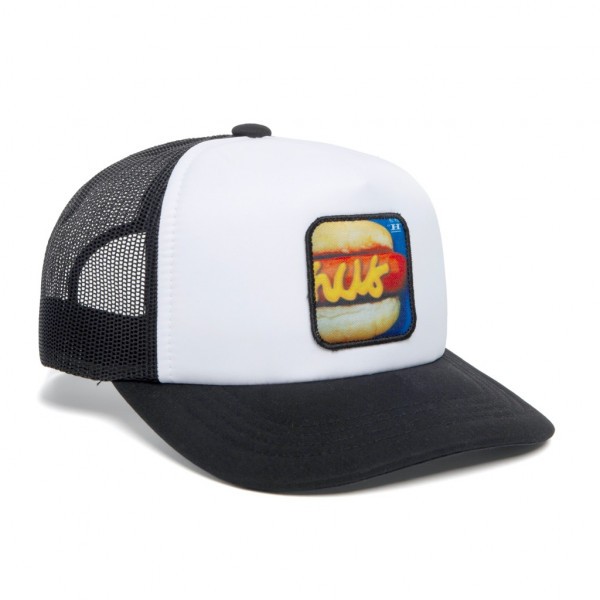 HUF Hot Dog Trucker Snapback Cap - black