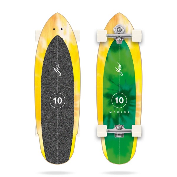 YOW x Medina Tie Dye 33 Surfskate Kompletboard