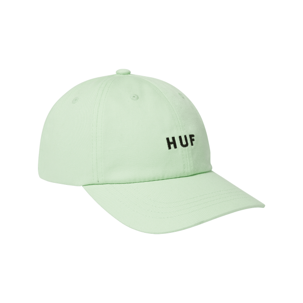 HUF Set OG Curved Visor 6 Panel Hat - smoke green