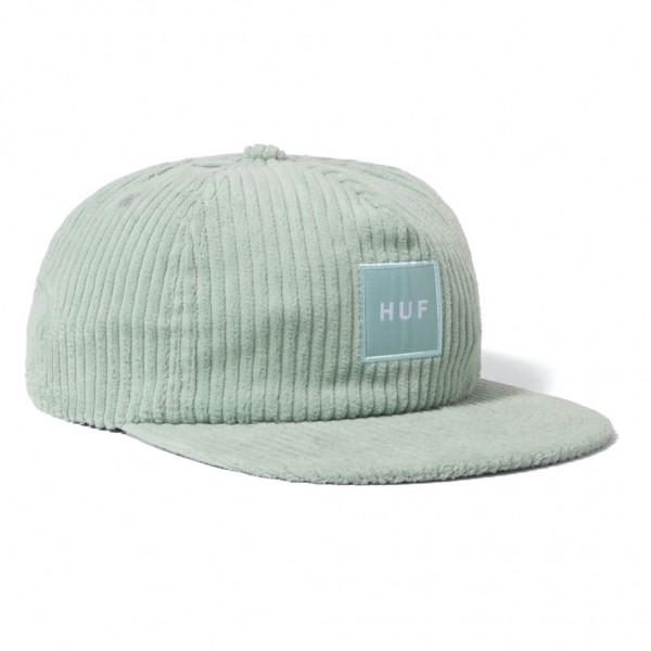 HUF Box Logo Cord 5 Panel Hat - mint