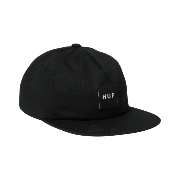 HUF Essentials Unstructured Box Snapback black