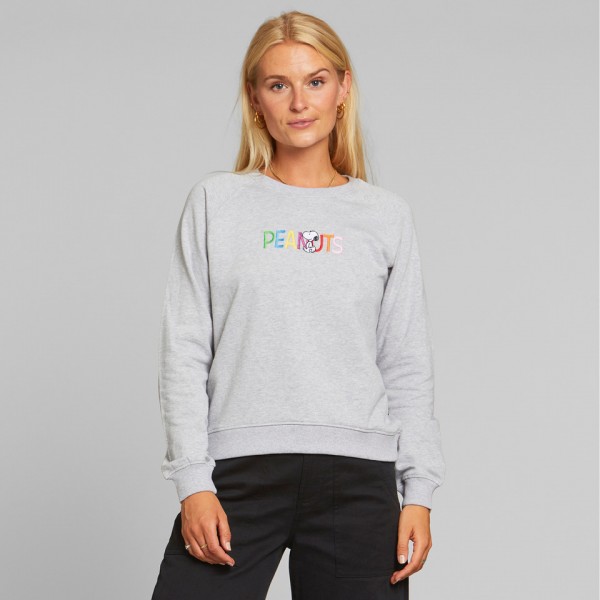 DEDICATED Sweatshirt Ystad Peanuts Logo für Damen