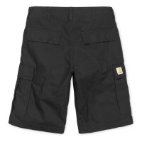 Carhartt WIP Regular Cargo Short Black Rinsed Black...