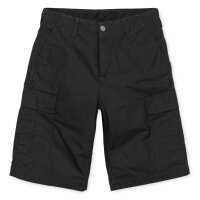 Carhartt WIP Regular Cargo Short Black Rinsed Black Rinsed 32