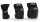 Rekd Protektoren Junior Heavy Duty Triple Pad Set Black S