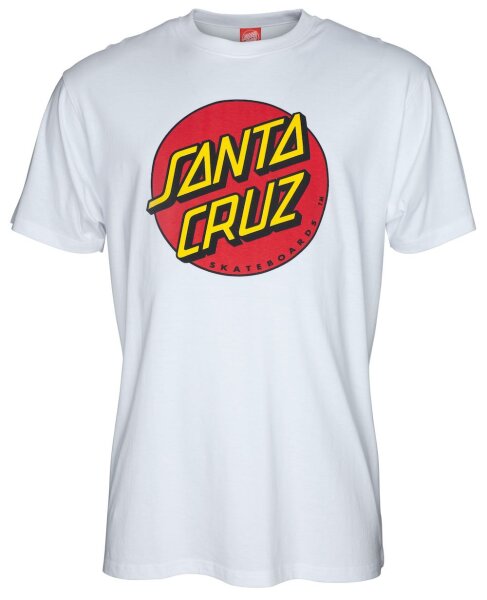 Santa Cruz Normal Classic Dot T-Shirt für Herren White M