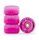 Rio Roller Light-Up Wheels (4er-Satz)  Pink Frost