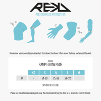 Rekd Protektoren Ramp Elbow Pads Ellbogenschoner Black M