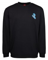 Santa Cruz Screaming Hand Chest Crew Sweatshirt für Herren Black XL