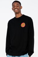 Santa Cruz Classic Dot Chest Crew Sweatshirt für Herren Black S