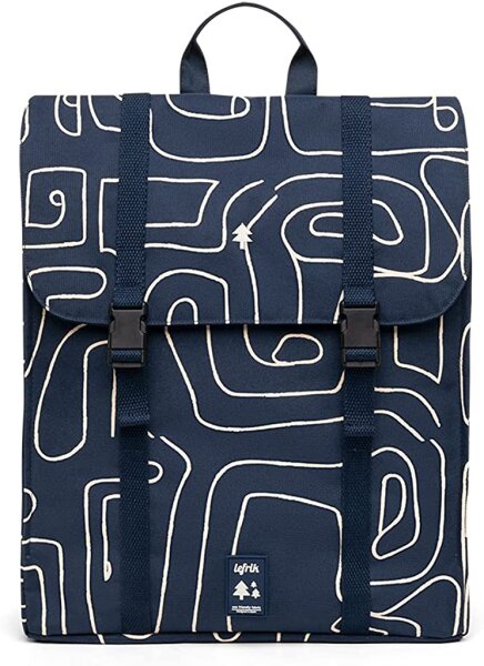 Lefrik Handy Rucksack Navy Graphic