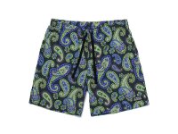 HUF Paisley Easy Short - black