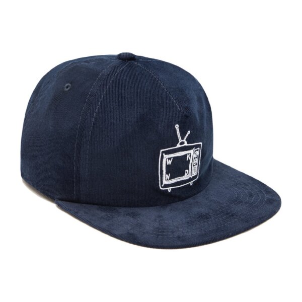WKND Cord Tv Logo 5 Panel Cap - navy
