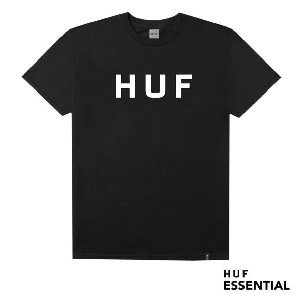 HUF Essentials OG Logo T-Shirt black