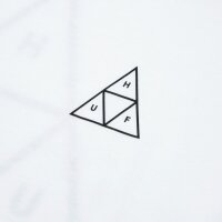 HUF Essentials Triple Triangle T-Shirt - white
