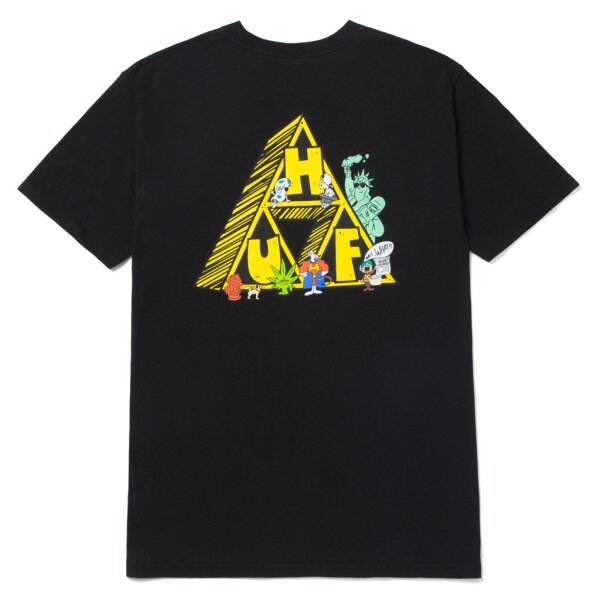HUF Saturday Morning TT T-Shirt - black