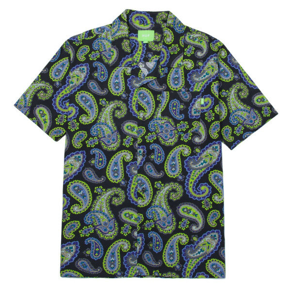 HUF Paisley Shirt - black