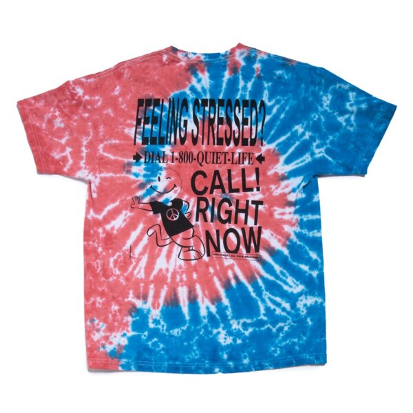 The Quiet Life - Stressed T-Shirt - tie dye