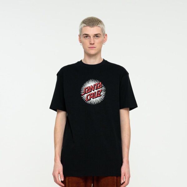 Santa Cruz Daylight Dot Front Black T-Shirt