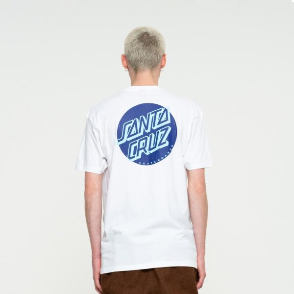 Santa Cruz Shadowless Dot White T-Shirt