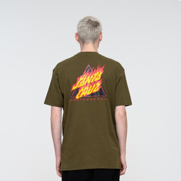 Santa Cruz Flamed Not A Dot T-Shirt