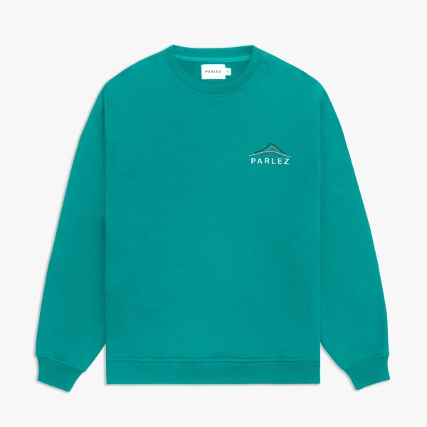 Parlez Swan Pullover Sweatshirt Aqua XL