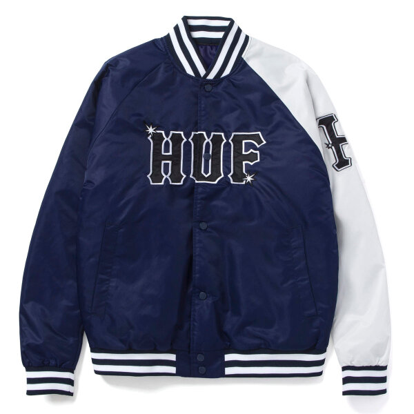 HUF Satin Baseball  Jacket