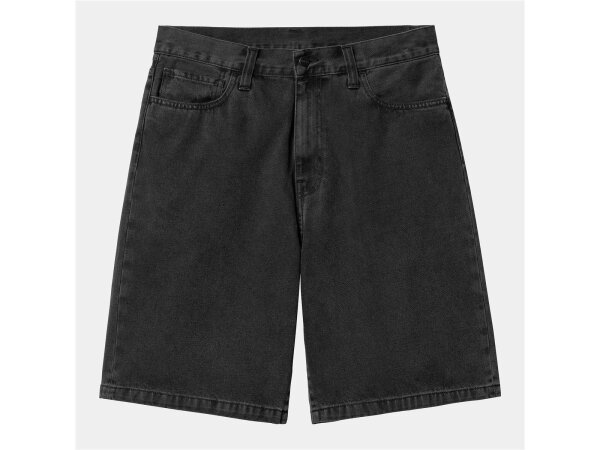 Carhartt WIP Landon Short Black Stone Washed Denim 33
