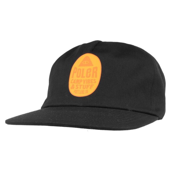 Poler Fruit Sticker Cap - black