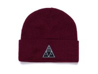 HUF Essentials Triple Triangle Cuff Beanie Wine