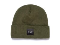 HUF Essentials Box Logo Cuff Beanie Olive