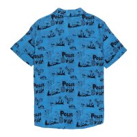 Poler Aloha Hemd - mystic portal blue