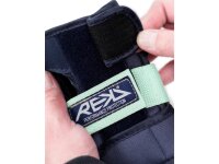 Rekd Protektoren Heavy Duty Triple Pad Set in blue / mint