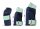 Rekd Protektoren Heavy Duty Triple Pad Set in blue / mint