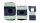 Rekd Protektoren Heavy Duty Triple Pad Set in blue / mint