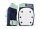 Rekd Protektoren Heavy Duty Triple Pad Set in blue / mint