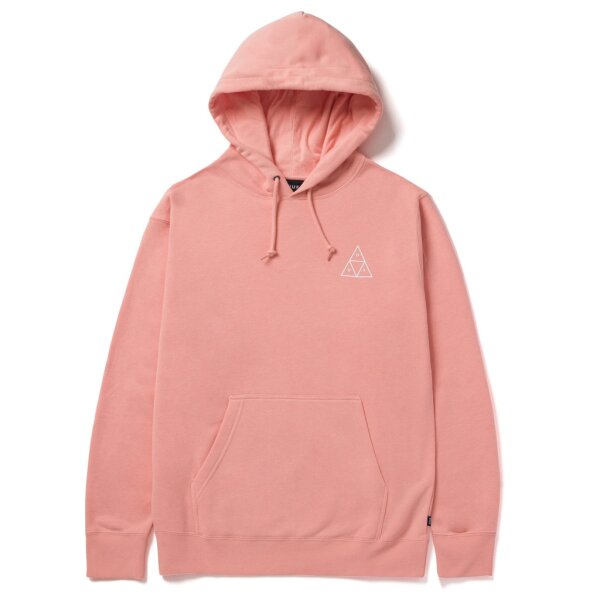 HUF Essentials Triple Triangle Hoodie - coral pink