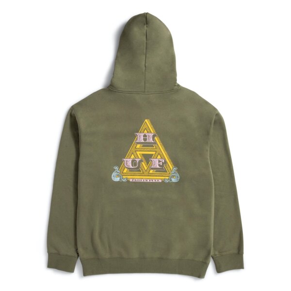 HUF Paid In Full Hoodie - olive