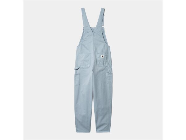 Carhartt WIP Norris Bib Overall Straight Latzhose für Damen in Misty Sky garment dyed