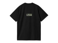 Carhartt WIP X Tresor Techno Alliance T-Shirt in Black / Glow Green