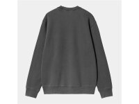 Carhartt WIP Duster Script Sweat für Herren in Black Garment Dyed