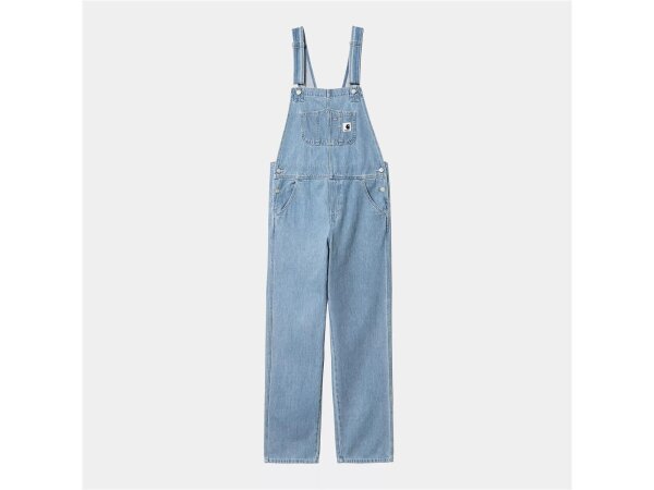 Carhartt WIP Bib Overall Straight Latzhose für Damen Blue stone bleached
