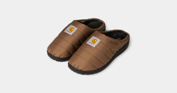Carhartt WIP Cordura© Slippers 100 % Recycled Polyester Hamilton Brown
