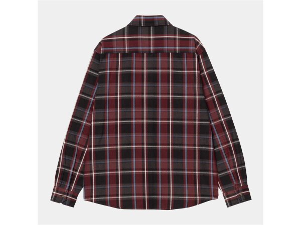 Carhartt WIP l/s Hobart Shirt in Check/Black für Herren