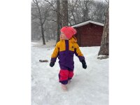 Burton One Piece 2L Einteiler für Kleinkinder in Goldenrod / Imperial Purple